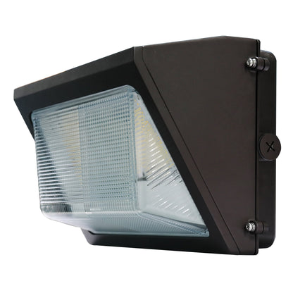 ASD Lighting LED Traditional Wallpack 80W 120-277V 0-10V Dimmable 150Lm/W 3000/4000/5000K with Battery Back-up 15W Bronze UL DLC Premium