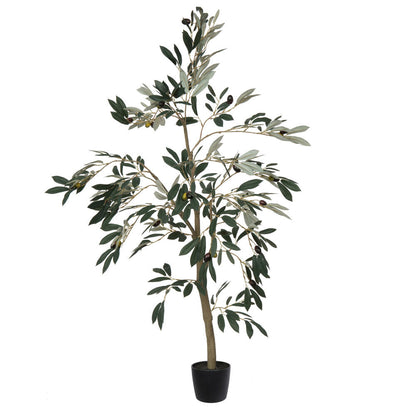 Vickerman 4' Artificial Potted Olive Tree.