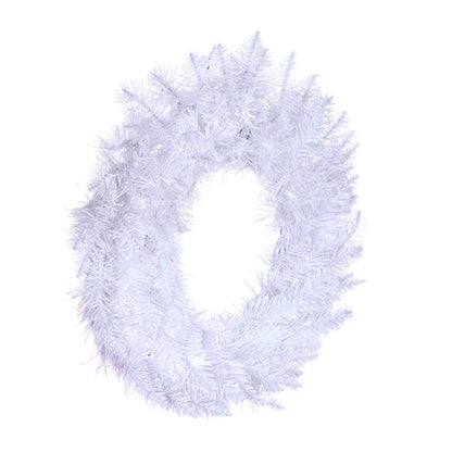 Vickerman 24" Sparkle White Spruce Artificial Christmas Wreath Unlit