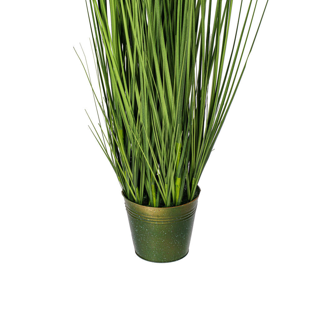 Vickerman 60" Artificial Potted Green Grass and Cattails.
