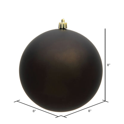 Vickerman 8" Gunmetal Matte Ball Ornament