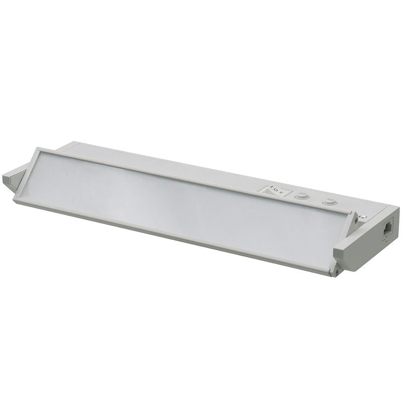 Westgate 12In Adj. Head Under Cab. 3Cct + 9 RGB Modes, Push-Button Control, Cords Incl., White, Undercabinet Lighting, 5W, 275 Lumens, 30K/40K/50K + RGB, White Finish None