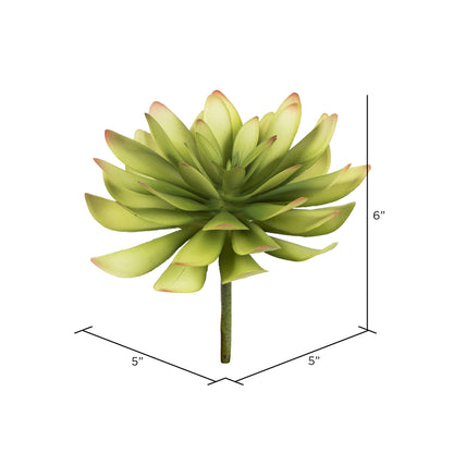 Vickerman 6" Artificial Assorted Succulent Picks Set of 3