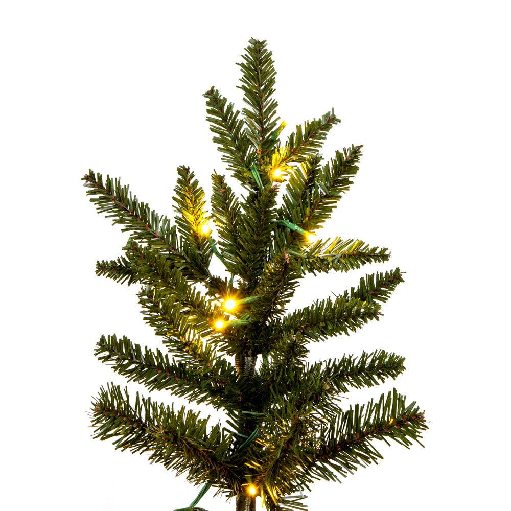 Vickerman 10' x 74" Natural Fraser Fir Artificial Christmas Tree 3mm LED Color Changing Lights
