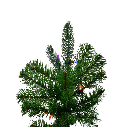 Vickerman 5.5' Carolina Pencil Spruce Artificial Christmas Tree Multi-Colored Dura-Lit®LED Lights