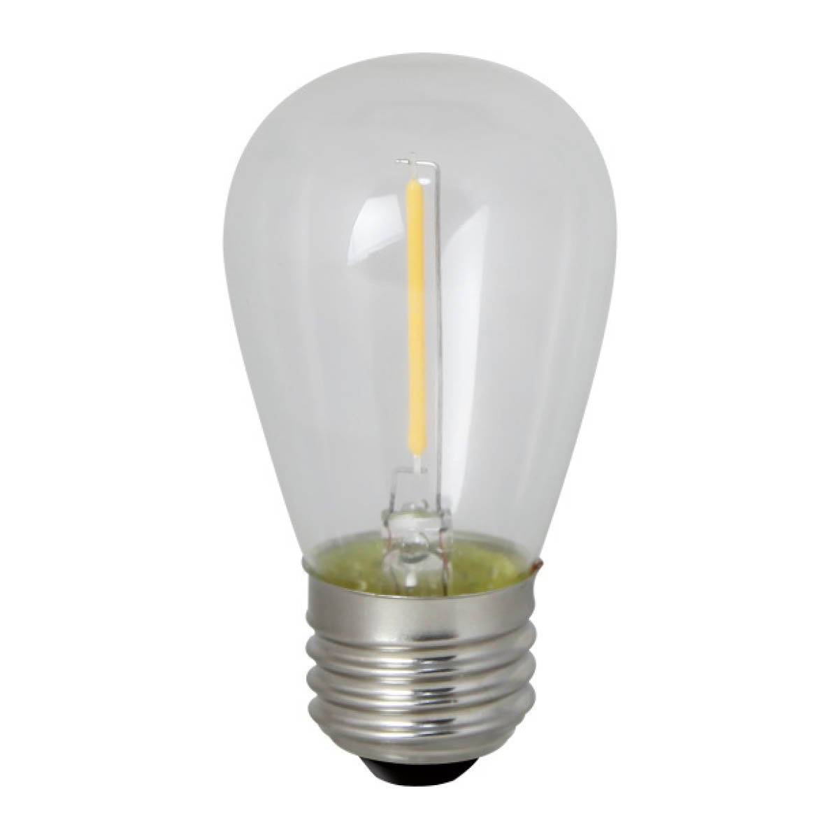 Bulbrite 0.7 Watt Clear Filament S14 Medium (E26) LED Light Bulb - 75 Lumens, 2700K