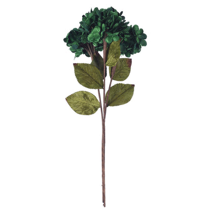 Vickerman 17" Artificial Emerald Hydrangea Christmas Spray 3 per bag