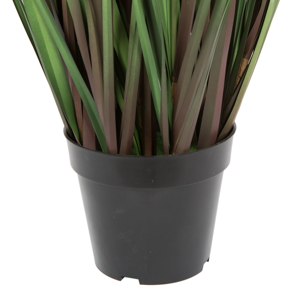 Vickerman 60" Artificial Potted Green Grass and Eucalyptus.