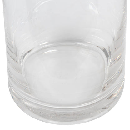 Vickerman 10" Clear Cylinder Glass Container. Includes two pieces per set.
