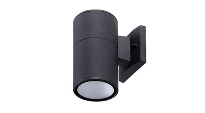 ASD Lighting LED Outdoor Wall Cylinder Round Up or Down 9W 120V Triac 3000/4000/5000K Black ETL