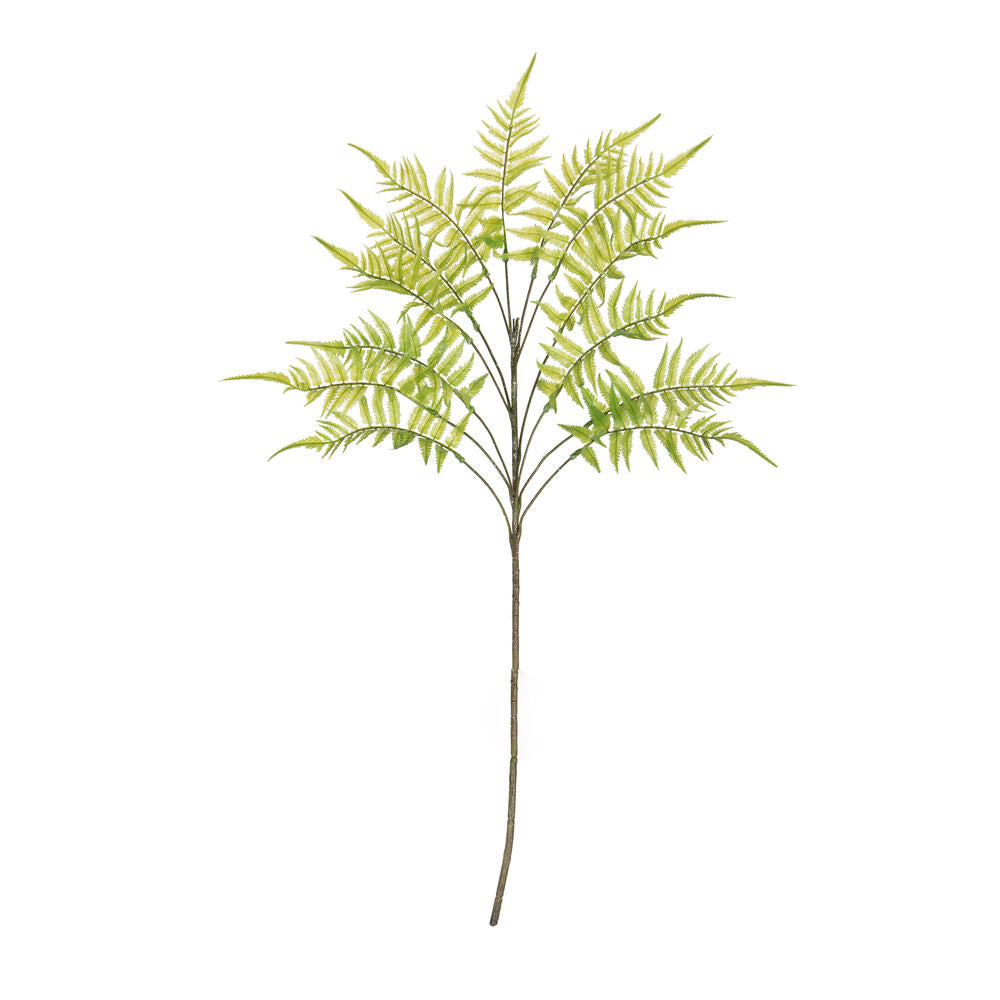 Vickerman 33.5" Green Artificial Jungle Fern Leaves Spray 2 per bag.