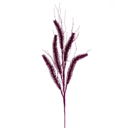 Vickerman 30" Fuchsia Wheat Glitter Spray 6 per bag.