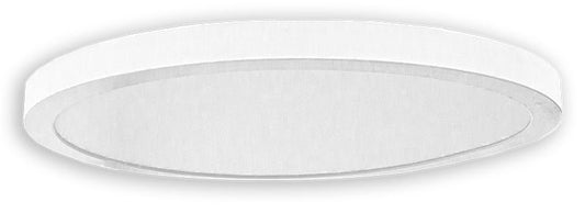 Westgate 10” Diameter, 17W, 950~1000 Lumens, 3000K (Warm White), ETL & ES, Residential Lighting, 17W, 950 Lumens, 5000K, White Finish, TRIAC LED Dimmer