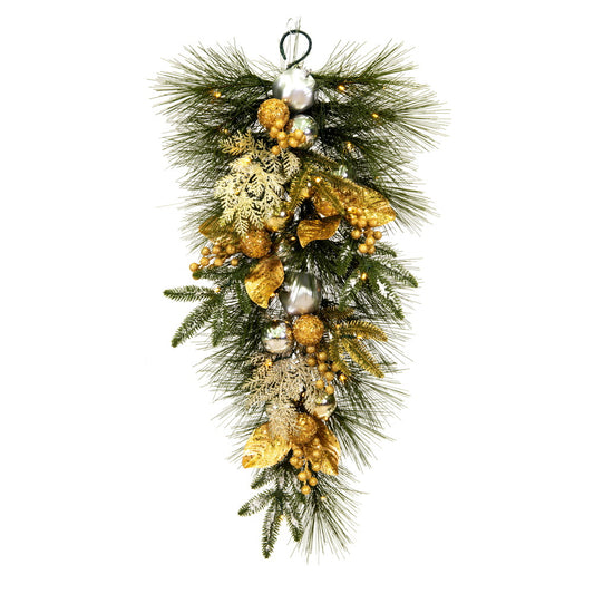 Vickerman 30" Artificial Christmas Teardrop Unlit