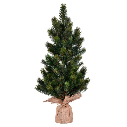 Vickerman 19" Balsam Fir Sapling Artificial Christmas Tree with 102 tips  Unlit