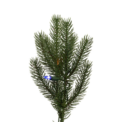 Vickerman 7.5' x 62" Balsam Spruce Artificial Christmas Tree Multi-colored Dura-Lit LED lights