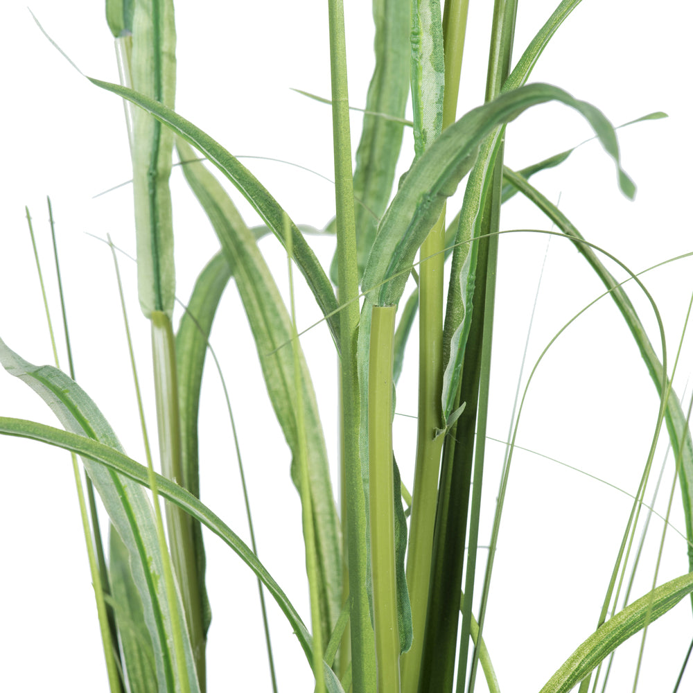 Vickerman 41" Artificial Green Potted Bamboo and Grass.