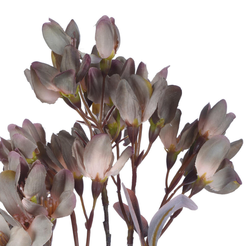 Vickerman 25.5" Purple Artificial Primrose Flower Spray 3 per bag.