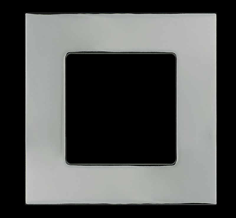 Westgate 4 Inch Square Trim For SSL4 Series. Chrome, Residential Lighting, Chrome Finish