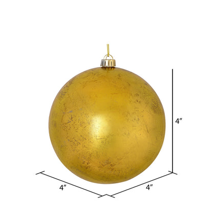 Vickerman 4" Gold Foil Ornament 6 per Bag