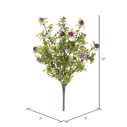 Vickerman 17" Artificial Green Pea Leaf Spray. Includes 2 sprays per pack.