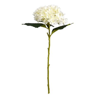Vickerman 19" Artificial White Hydrangea Spray. Includes 3 sprays per pack.