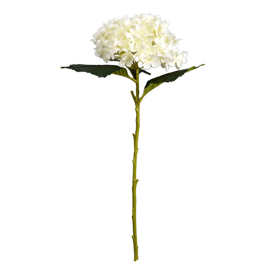 Vickerman 19" Artificial White Hydrangea Spray. Includes 3 sprays per pack.