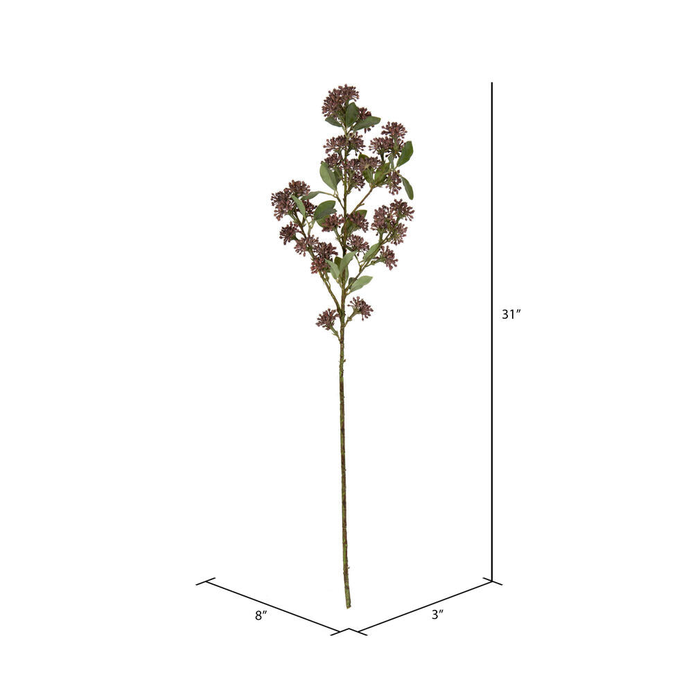 Vickerman 31" Mahogany Red Artificial Wild Berry Spray 2 per bag.