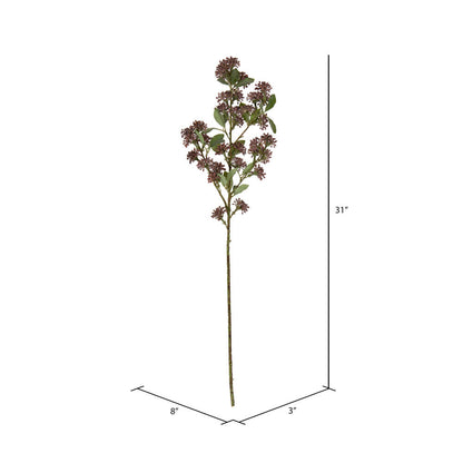 Vickerman 31" Mahogany Red Artificial Wild Berry Spray 2 per bag.