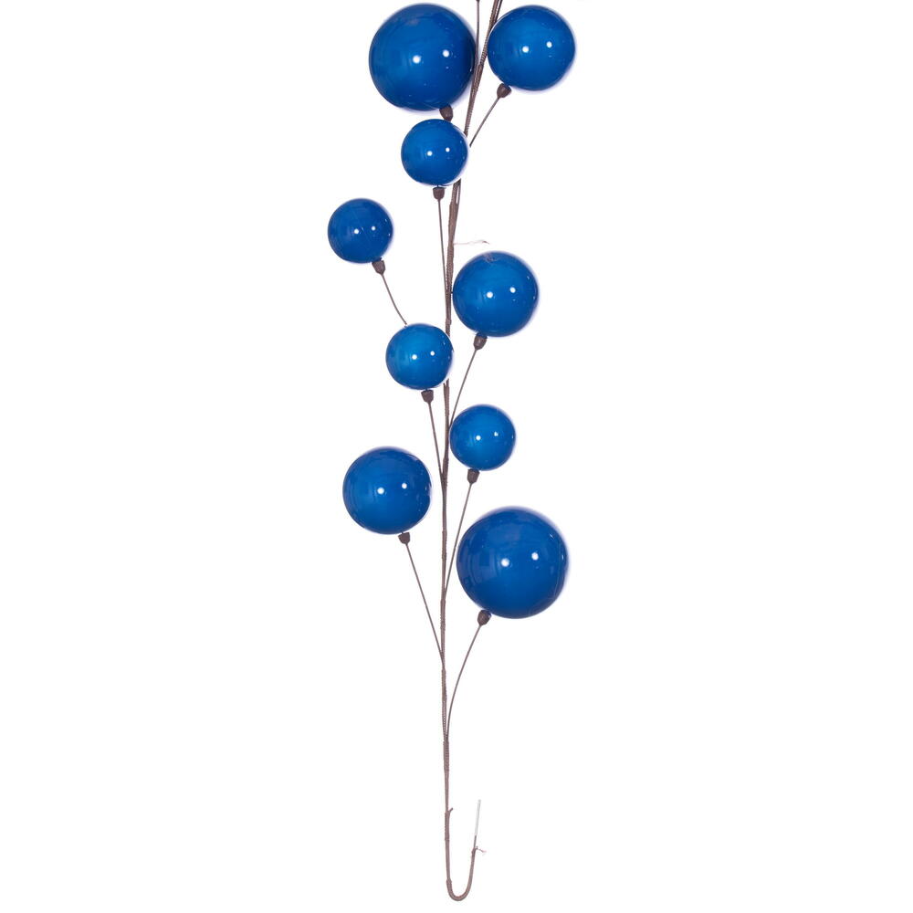 Vickerman 10' Blue Pearl Branch Ball Wire Garland.