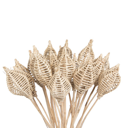 Vickerman Natural Botanicals 20" Lata Lamp on Stem. Includes 25 pieces per Pack.
