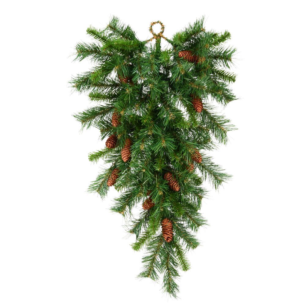 Vickerman 42" Cheyenne Artificial Christmas Teardrop Unlit
