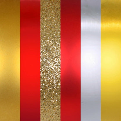 Vickerman 3" Gold Red and Silver Ornament Assortment 12 per box.