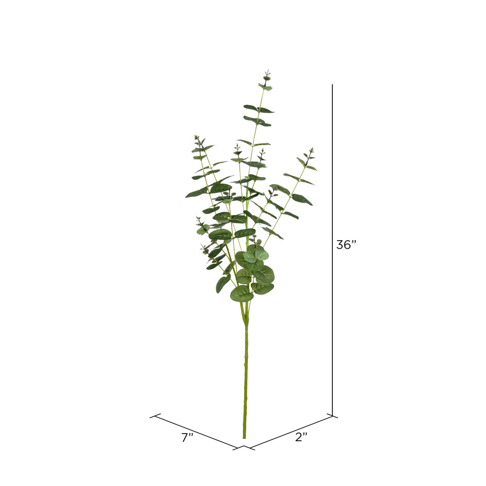 Vickerman 36" Artificial Green Money Leaf Spray.