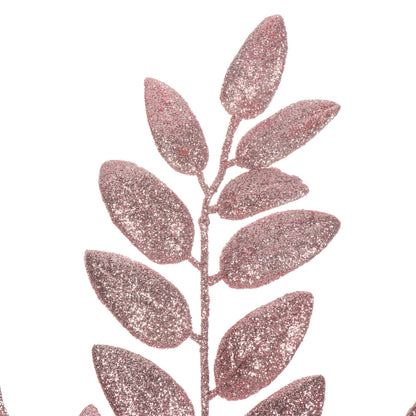 Vickerman 22" Mauve Glitter Honey Locust Artificial Christmas Spray. Includes 6 sprays per pack..
