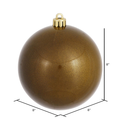 Vickerman 8" Olive Candy Ball Ornament