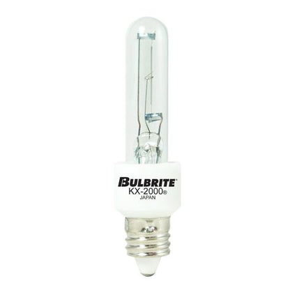 BULBRITE KRYPTON/XENON T3 MINI-CANDELABRA SCREW (E11) 60W DIMMABLE LIGHT BULB 2700K/WARM WHITE 2PK (473160)