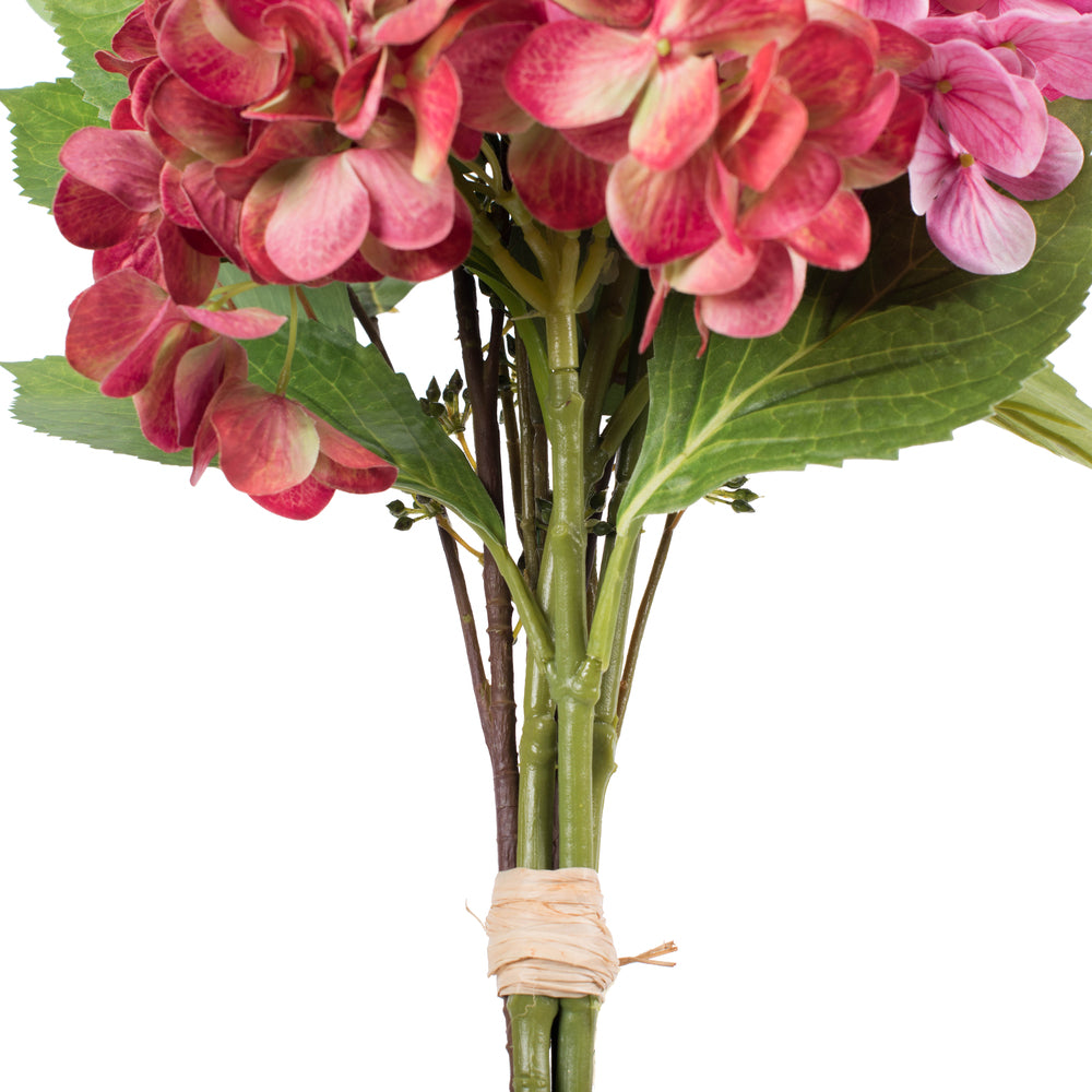 Vickerman 36" Artificial Dusty Mauve Hydrangea Bundle Bouquet.