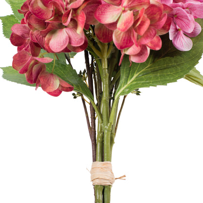 Vickerman 36" Artificial Dusty Mauve Hydrangea Bundle Bouquet.