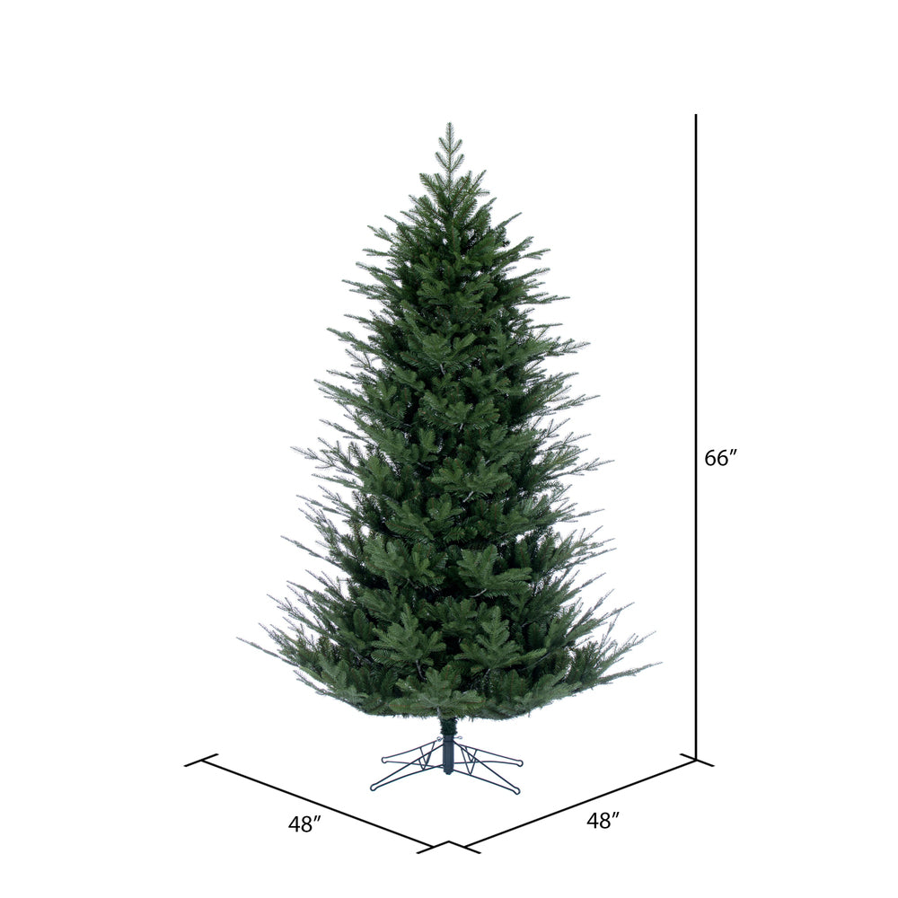 Vickerman 5.5' x 48" North Shore Fraser Fir Artificial Christmas Tree Unlit