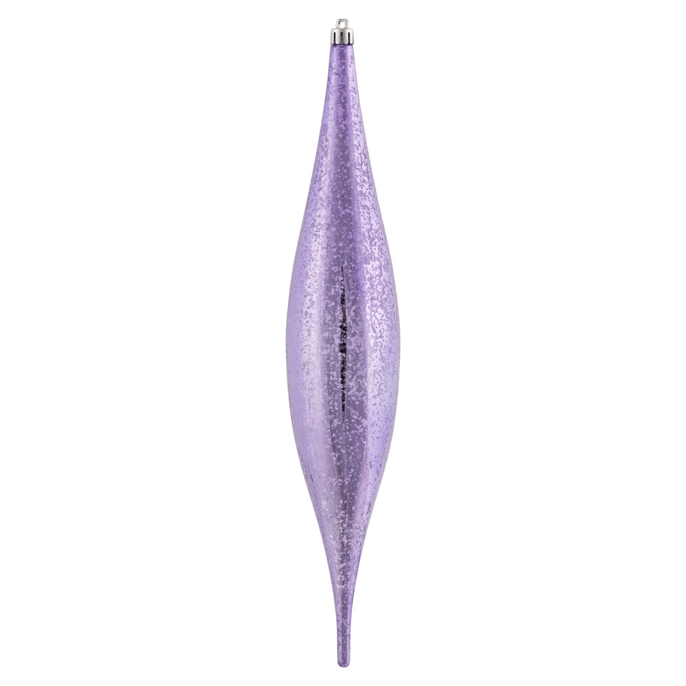 Vickerman 13" Lavender Mercury Rain Drop Ornament. Comes 2 per Bag.