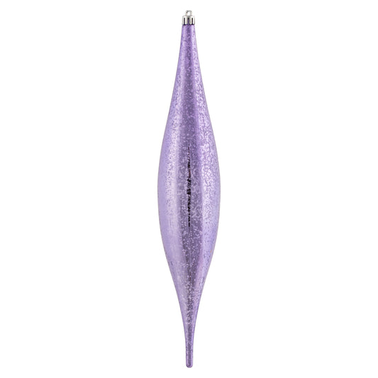 Vickerman 13" Lavender Mercury Rain Drop Ornament. Comes 2 per Bag.