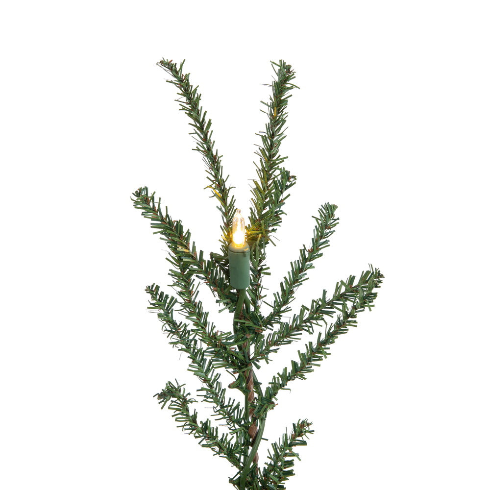 Vickerman 36" Angel Pine Artificial Christmas Tree Warm White Dura-lit LED Lights