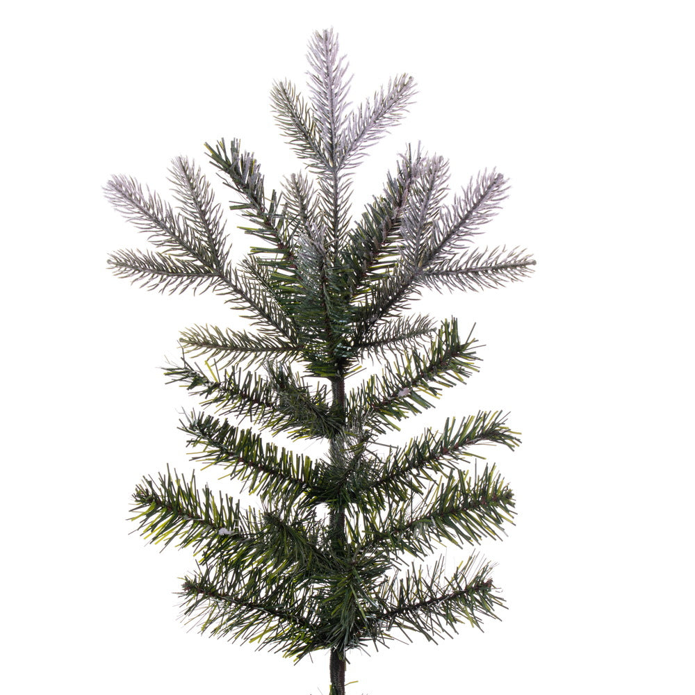 Vickerman 7.5' x 56" Frosted Douglas Fir Artificial UnLit Christmas Tree.