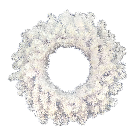 Vickerman 60" Crystal White Spruce Artificial Christmas Wreath Unlit