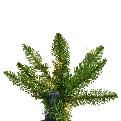 Vickerman 5.5' x 28" Creswell Pine Artificial Christmas Pencil Tree Clear Dura-Lit® Mini Lights