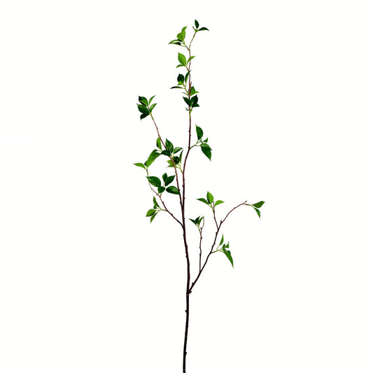 Vickerman 48" Artificial Green Baby Leaf Spray. Includes 2 sprays per pack.