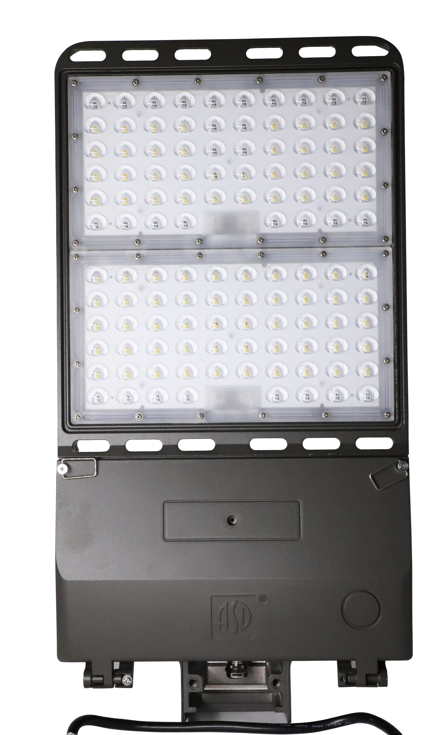 ASD Lighting LED Area Lights Series 2, 120-277V, 185W, 185W, 24050LM, 3000K, Bronze Finish