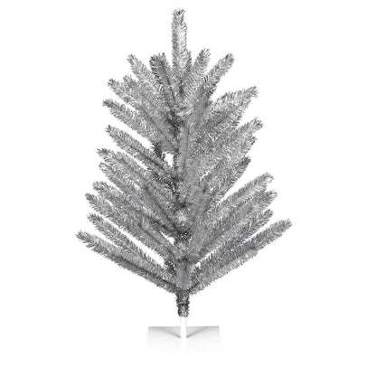 Vickerman 4' x 35" Vintage Aluminum Artificial Christmas Tree Unlit