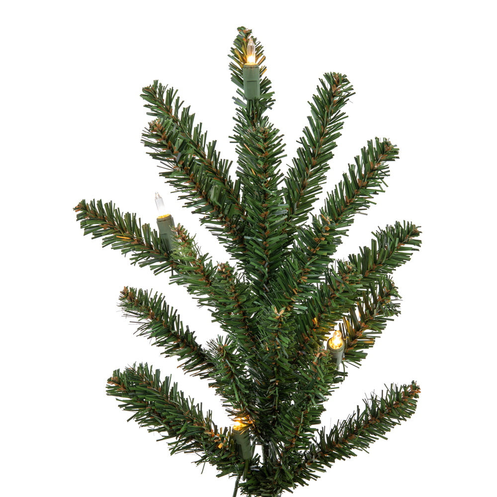 Vickerman 42" Anoka Pine Artificial Christmas Tree Clear Dura-lit Lights